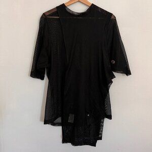 Rick Owens x Champion Sheer Mesh Toga Tee